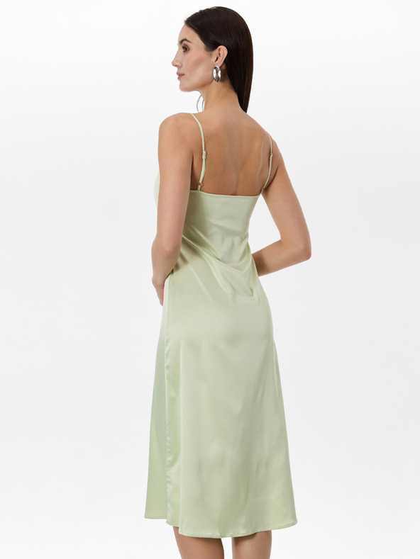 Orsay Svetlozelené dámske šaty na ramienka ORSAY