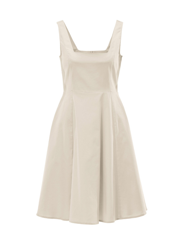 Orsay Krémové dámske šaty po kolená ORSAY