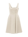 Orsay Krémové dámske šaty po kolená ORSAY
