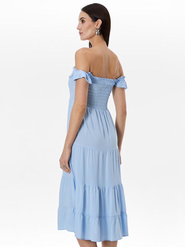Orsay Svetlomodré dámske midi šaty ORSAY