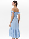 Orsay Svetlomodré dámske midi šaty ORSAY