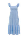 Orsay Svetlomodré dámske midi šaty ORSAY