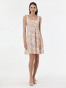 Orsay Svetloružové vzorované dámske šaty ku kolenám ORSAY