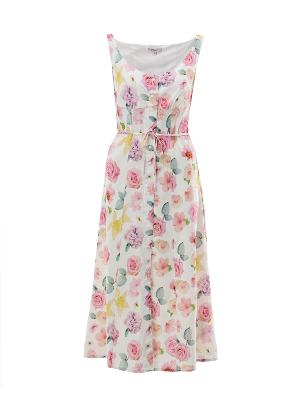 Orsay Svetloružové vzorované dámske šaty ORSAY