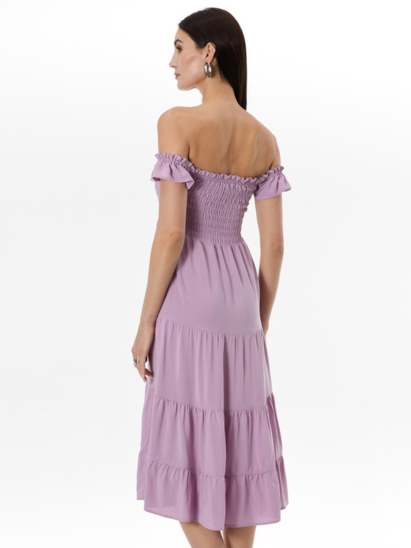 Orsay Svetlofialové dámske midi šaty ORSAY