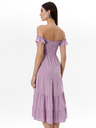 Orsay Svetlofialové dámske midi šaty ORSAY