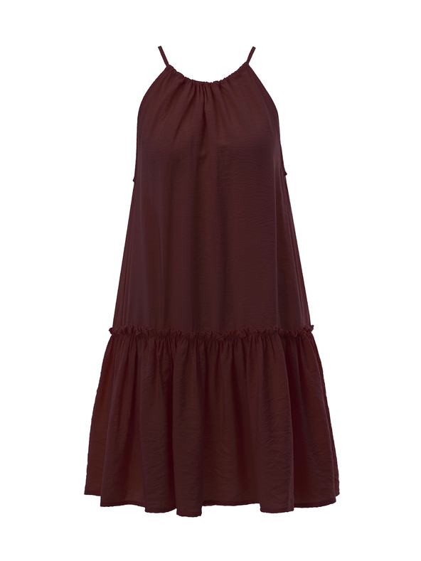 Orsay Čierne dámske šaty ku kolenám ORSAY