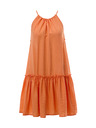 Orsay Oranžové dámske šaty ku kolenám ORSAY
