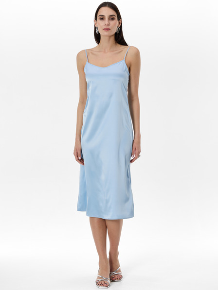 Orsay Svetlomodré dámske šaty na ramienka ORSAY