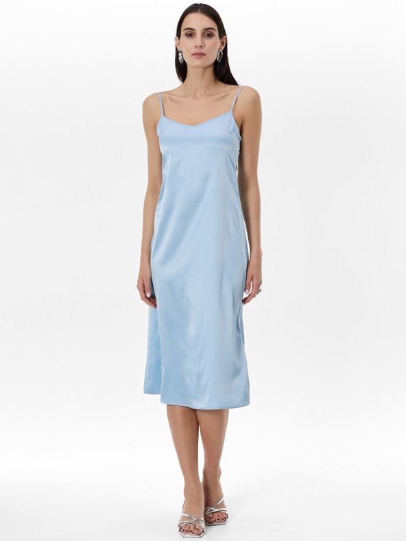 Orsay Svetlomodré dámske šaty na ramienka ORSAY