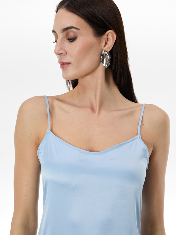 Orsay Svetlomodré dámske šaty na ramienka ORSAY