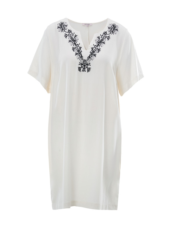 Orsay Krémové dámske šaty po kolená ORSAY