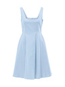 Orsay Svetlomodré dámske šaty ku kolenám ORSAY
