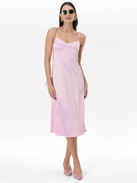 Orsay Svetloružové dámske šaty na ramienka ORSAY