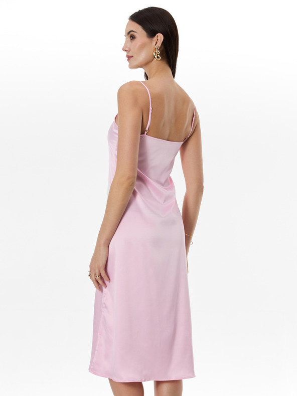 Orsay Svetloružové dámske šaty na ramienka ORSAY