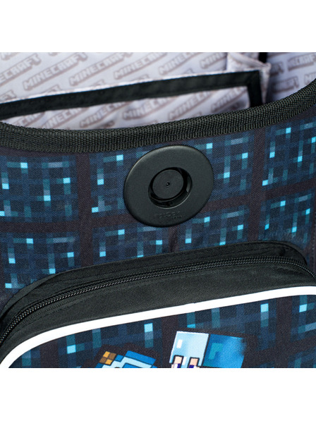 BAAGL  Ergo Minecraft Blue Axe Školská aktovka