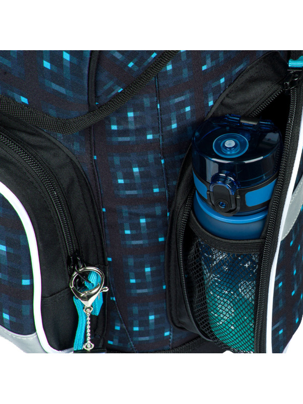 BAAGL  Ergo Minecraft Blue Axe Školská aktovka