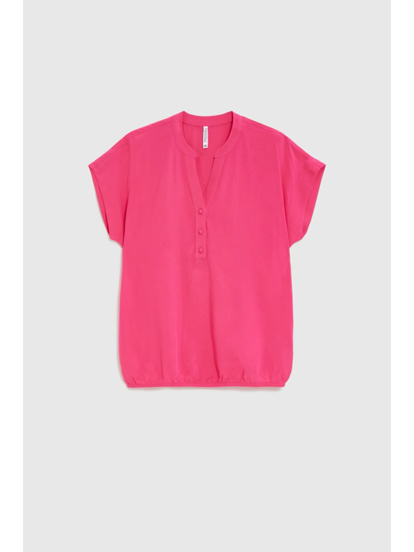 Moodo Košeľa z viskózy purpurová Moodo