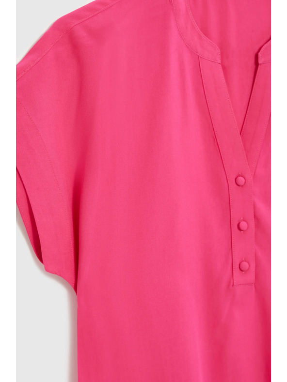 Moodo Košeľa z viskózy purpurová Moodo