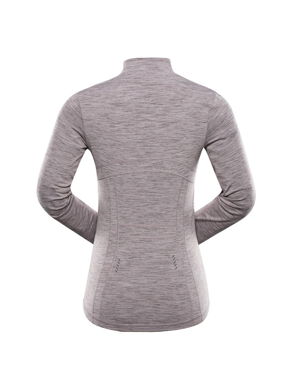 ALPINE PRO Dámska rýchlo schnutúca mikina s cool-dry ALPINE PRO GOLLA 2 driftwood