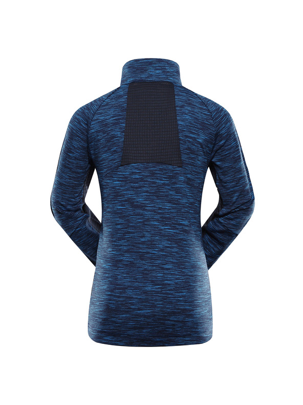 ALPINE PRO Detská športová mikina na zips ALPINE PRO DETTO electric blue lemonade