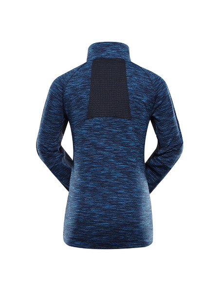 ALPINE PRO Detská športová mikina na zips ALPINE PRO DETTO electric blue lemonade