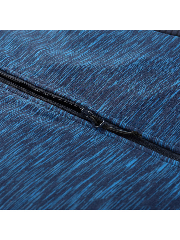 ALPINE PRO Detská športová mikina na zips ALPINE PRO DETTO electric blue lemonade