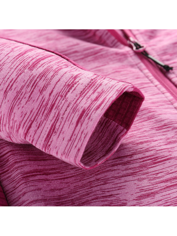ALPINE PRO Detská športová mikina na zips ALPINE PRO DETTO first bloom