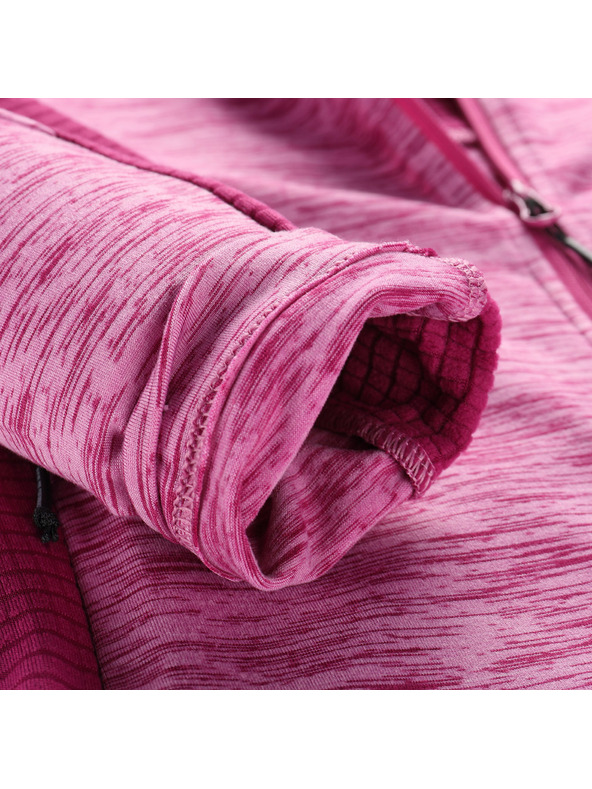 ALPINE PRO Detská športová mikina na zips ALPINE PRO DETTO first bloom