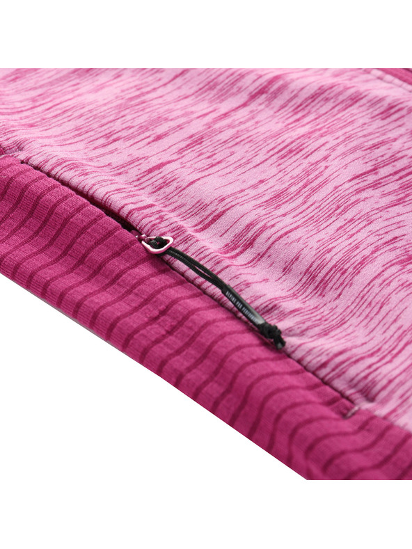 ALPINE PRO Detská športová mikina na zips ALPINE PRO DETTO first bloom