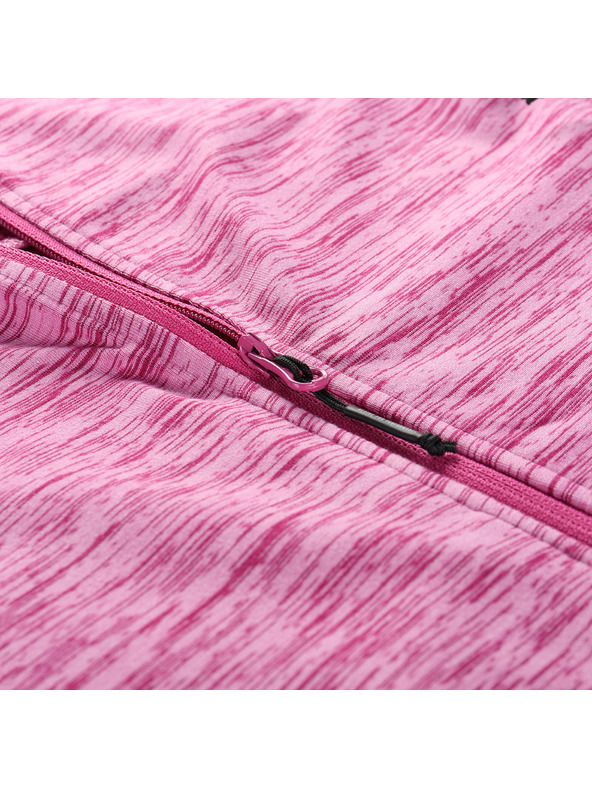 ALPINE PRO Detská športová mikina na zips ALPINE PRO DETTO first bloom