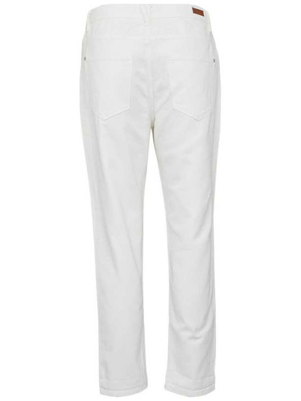 CAMAIEU Biele slim fit džínsy CAMAIEU