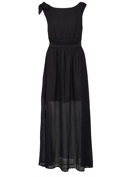 CAMAIEU Čierne dlhé šaty