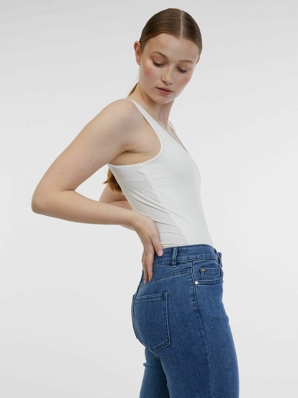 Orsay Modré dámske flared fit džínsy ORSAY