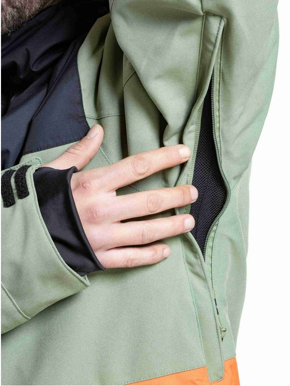 Meatfly Meatfly pánska SNB & SKI bunda Manifold Black / Orange