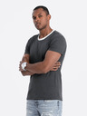 Ombre Clothing Šedé pánske tričko Ombre Oblečenie