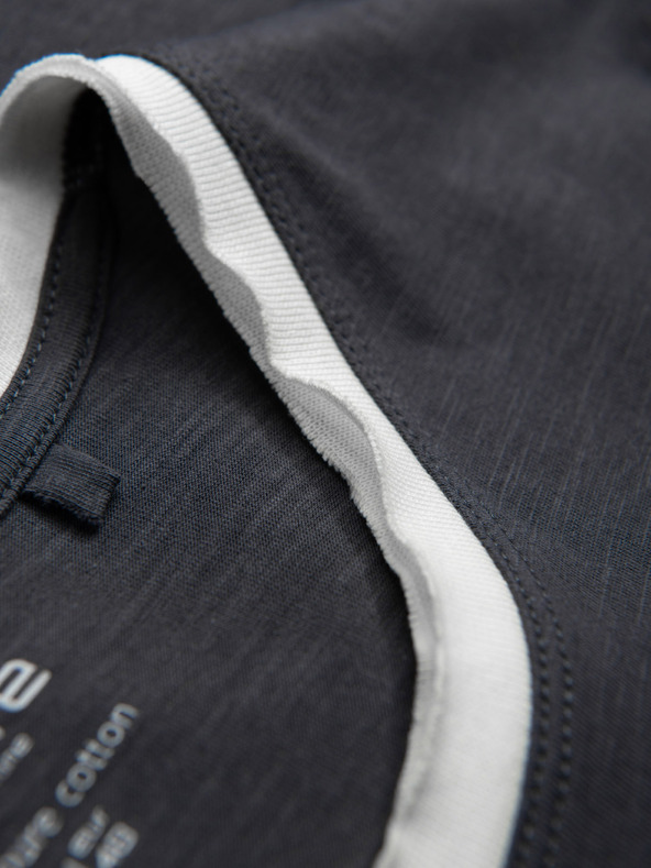 Ombre Clothing Šedé pánske tričko Ombre Oblečenie