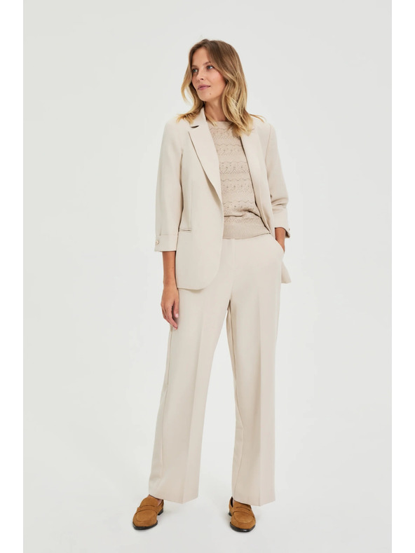 Moodo Sako s 3/4 rukávmi béžové Moodo