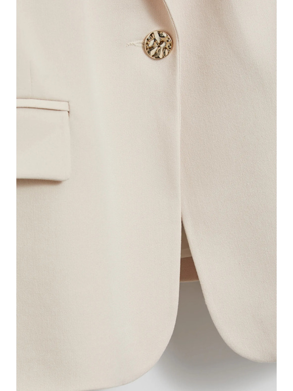 Moodo Jednostranné sako béžové Moodo