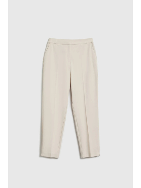 Moodo Cigaretové nohavice béžové Moodo