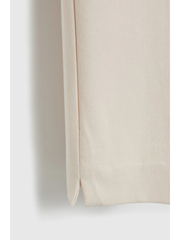 Moodo Cigaretové nohavice béžové Moodo