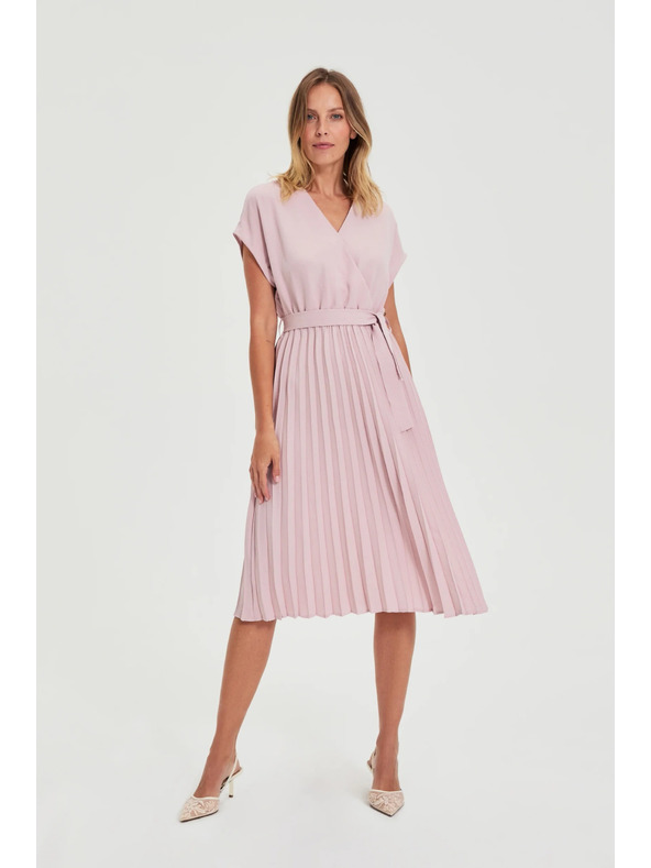 Moodo Midi sukňa ružová Moodo