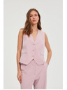 Moodo Vesta v jemné pruhy ružová Moodo