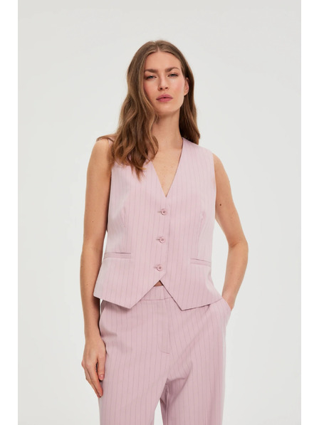 Moodo Vesta v jemné pruhy ružová Moodo