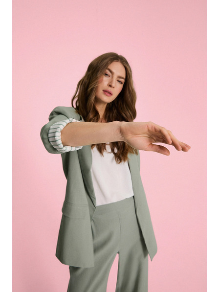 Moodo Sako s prídavkom ľanu olivové Moodo