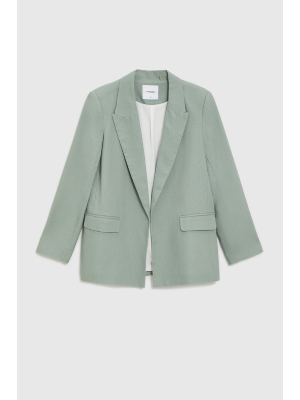 Moodo Sako s prídavkom ľanu olivové Moodo