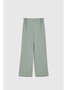 Moodo Nohavice s prídavkom ľanu olivové Moodo
