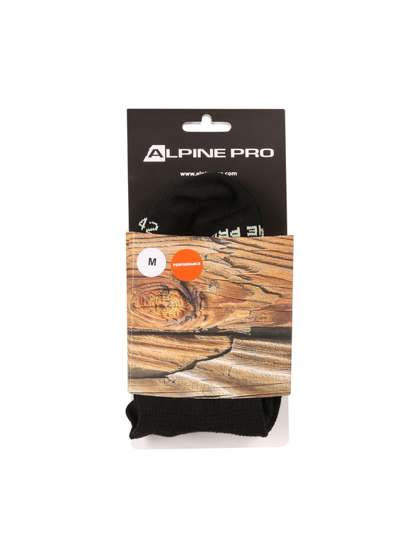 ALPINE PRO Športové členkové ponožky ALPINE PRO COOLE 2 black