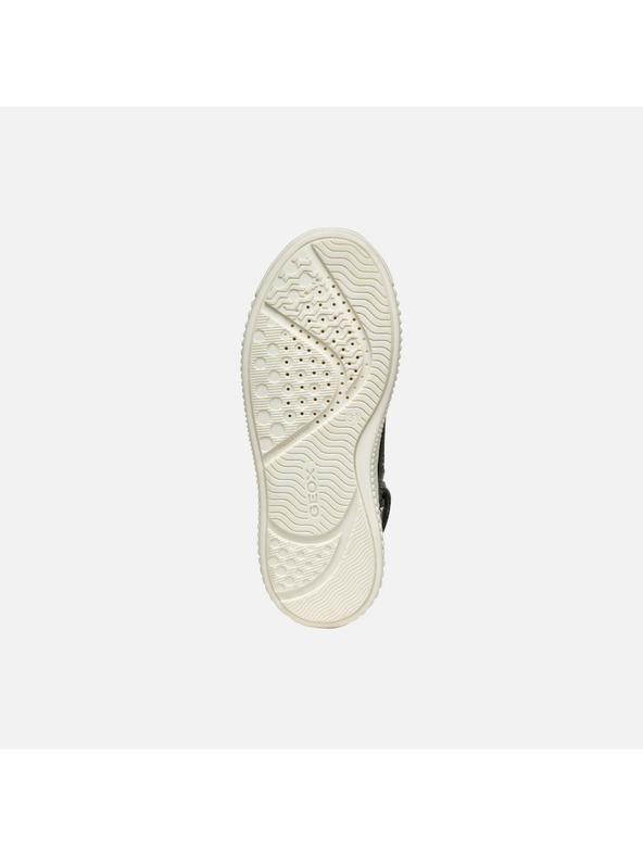 Geox Strieborná dievčenská členková obuv Geox Laquinny Girl