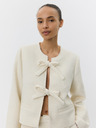 Sofie Schnoor Krémová vlnená dámska bunda MAESW